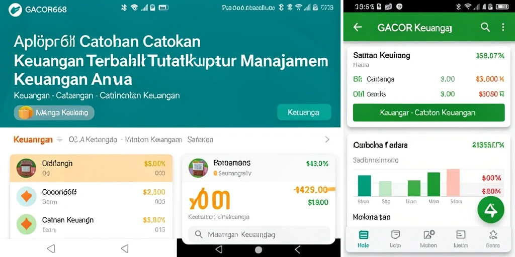 Antarmuka GACOR668 menampilkan fitur Catatan Keuangan yang memudahkan pengguna.