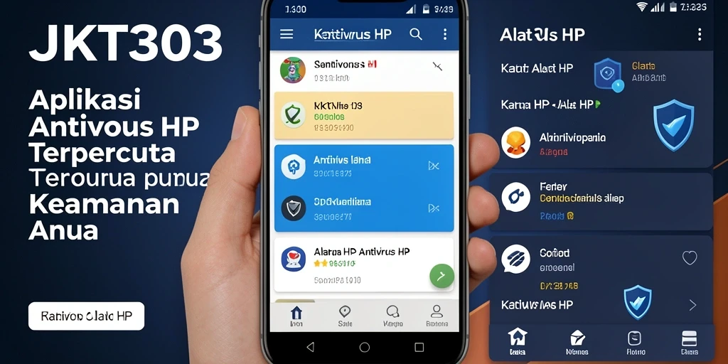 Tampilan antarmuka JKT303 yang sederhana dan intuitif.
