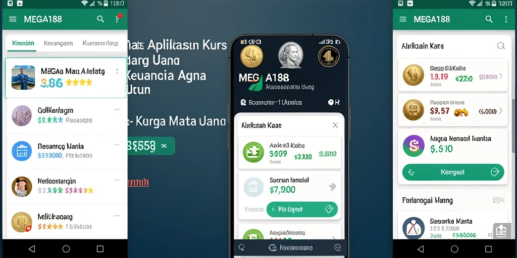 Tampilan antarmuka MEGA188 yang menarik dan informatif untuk pengguna.