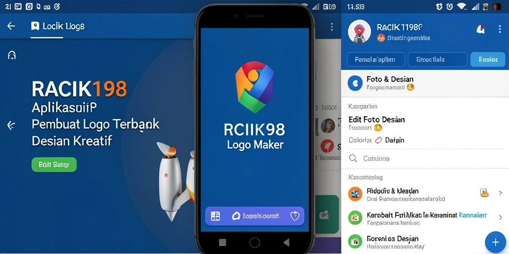 Antarmuka intuitif RACIK198 untuk pembuatan logo yang menarik.