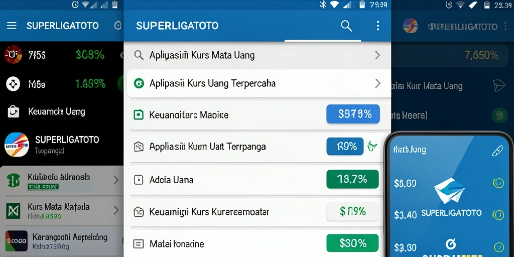 Tampilan antarmuka aplikasi SUPERLIGATOTO yang informatif dan menarik.
