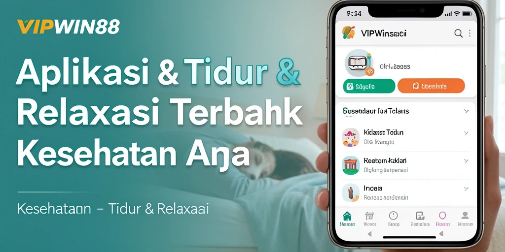 Antarmuka VIPWIN88 yang ramah pengguna untuk Tidur & Relaksasi.